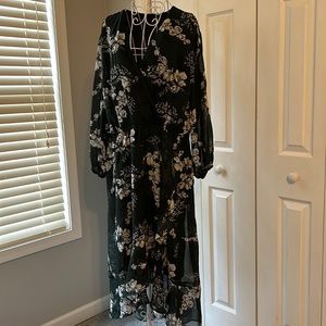 Beautiful green and white dress lane Bryant size 20